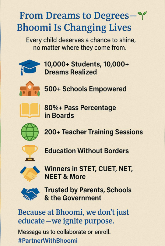 Bhoomi Educational Foundation – Best NGO in the field of education sharing latest blogs, stories, and impact updates from across India.